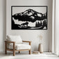 MOUNTAIN MAJESTY HORSE METAL WALL ART