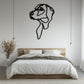 PUPPY LOVE - STYLISH DOG LINE ART METAL WALL DECOR